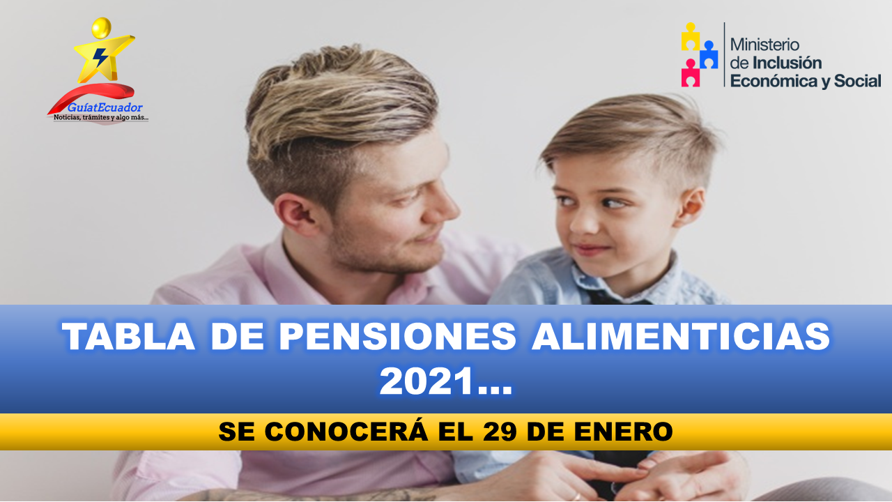 Tabla de pensiones alimenticias 2021