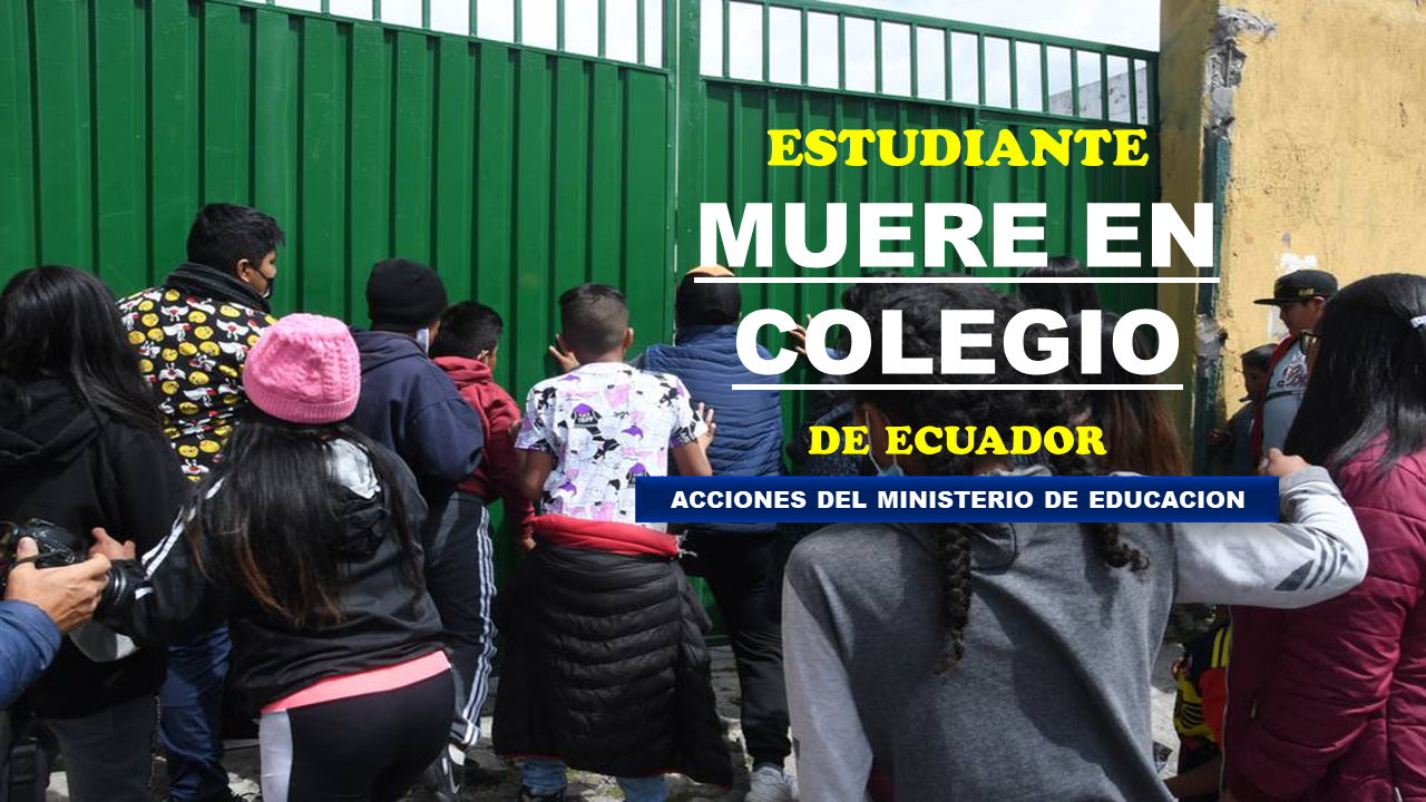 Investigan la muerte de un menor electrocutado en un colegio de Ecuador